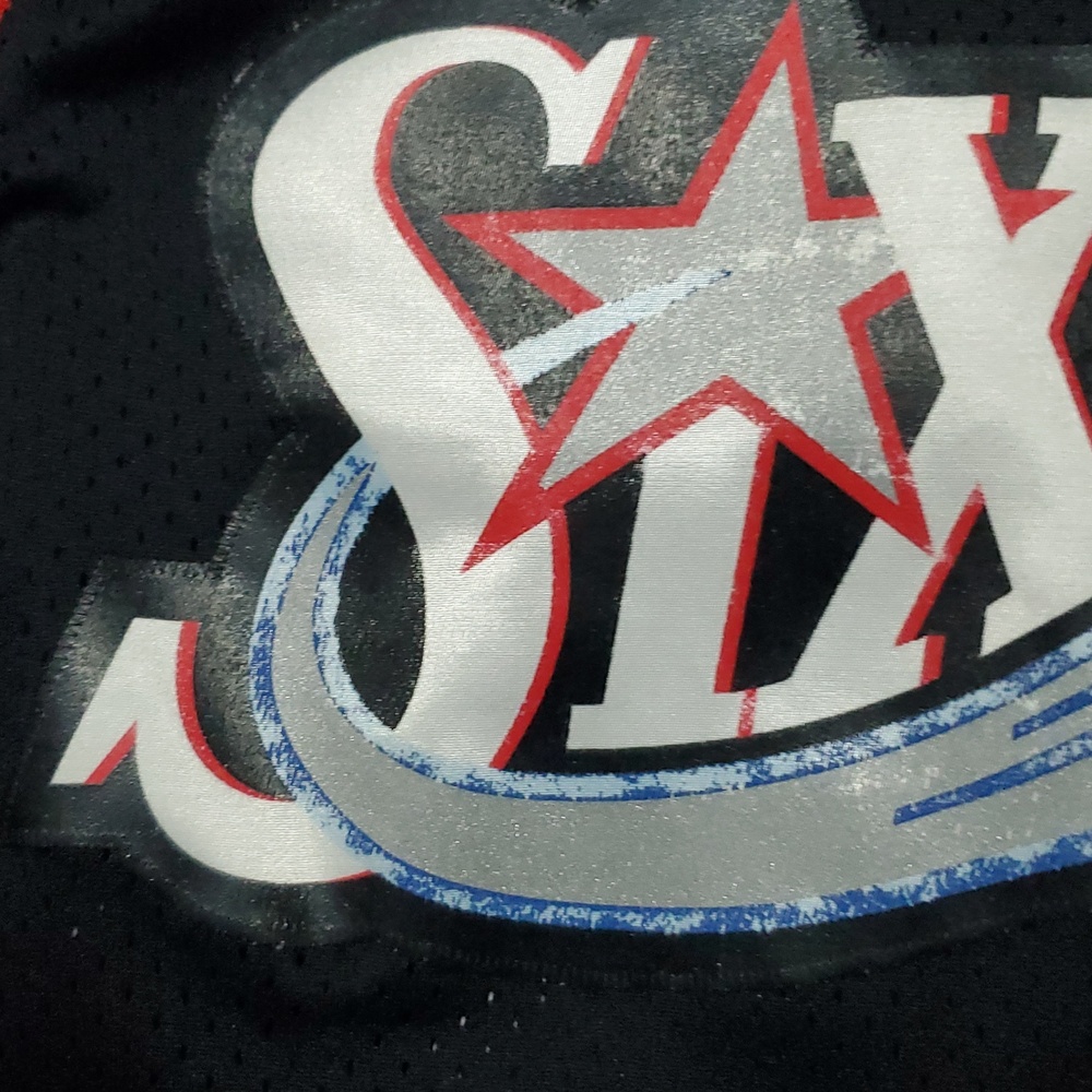 Nike Vintage Black Philadelphia 76ers #3 Allen Iverson Basketball Jersey Sz XL - Picture 4 of 10
